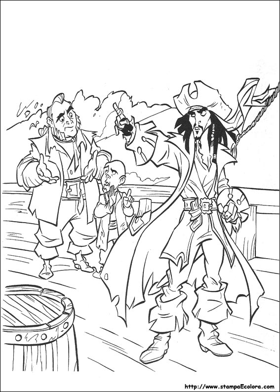 Disegni Pirati dei Caraibi